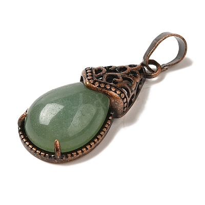 Natural Green Aventurine Pendants G-H065-01R-11-1