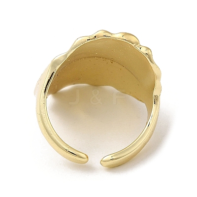 Brass Open Cuff Rings RJEW-Q778-08G-1
