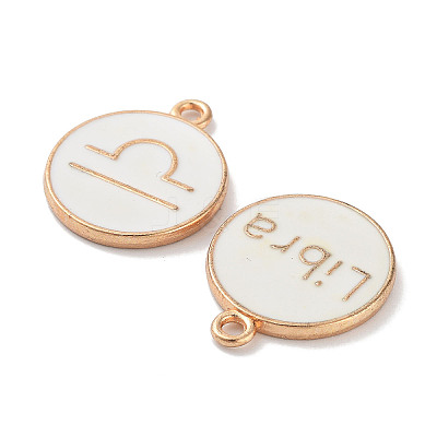 (Defective Closeout Sale: Yellowing) Alloy Enamel Pendants ENAM-XCP0001-38B-1