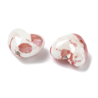 Glazed Porcelain Beads PORC-K003-04E-1