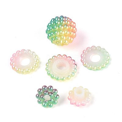 Imitation Pearl Acrylic Beads OACR-T004-15mm-17-1