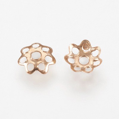 Multi-Petal Iron Bead Caps IFIN-F146-01KCG-1