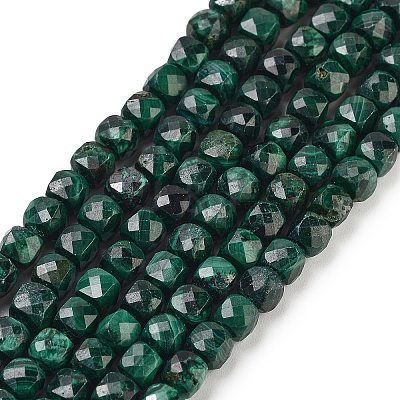 Natural Malachite Beads Strands G-H042-A50-02-1