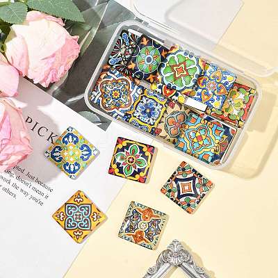 1 Bag Glass Cabochons GGLA-FS0001-20A-1
