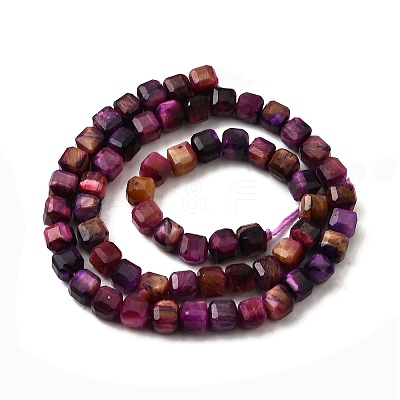 Natural Tiger Eye Beads Strands G-F797-A16-01A-1