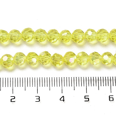 Transparent Glass Beads EGLA-A035-T6mm-B03-1