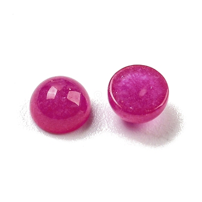 Natural White Jade Dyed Cabochons G-H309-03-35-1