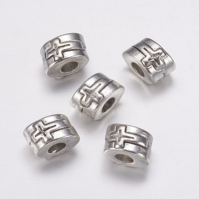 Alloy European Beads E465-S-1