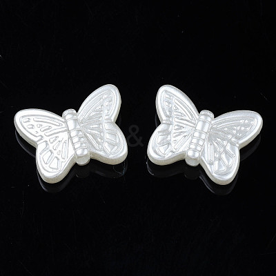 ABS Plastic Imitation Pearl Beads KY-S163-447-1