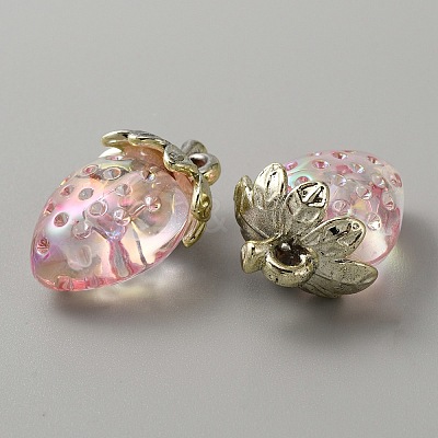Transparent Acrylic Pendants OACR-CJC0009-01B-1