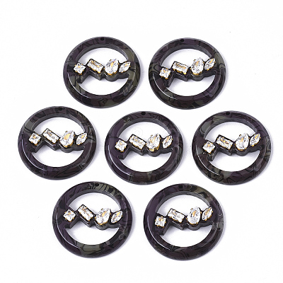 Cellulose Acetate(Resin) Pendants KY-S163-101B-02-1