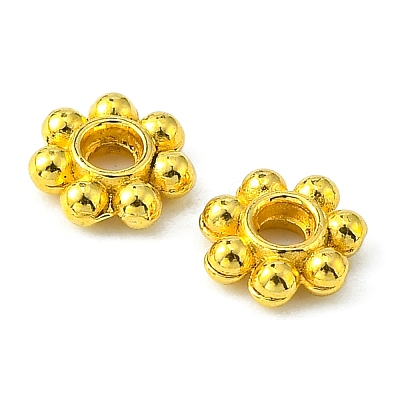 Tibetan Style Daisy Spacer Beads TIBEB-S039-048G-RS-1