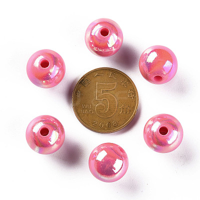 Opaque Acrylic Beads X-MACR-S370-D12mm-A02-1