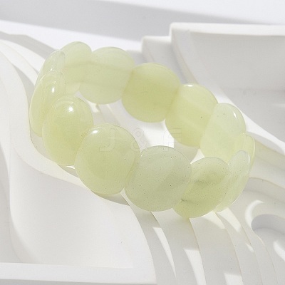 Handmade Lampwork Beaded Stretch Bracelets for Men Women BJEW-G738-01A-12-1