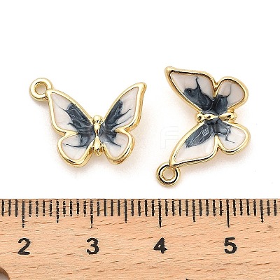 Rack Plating Alloy Enamel Pendants LS-PALLOY-Q005-12G-1