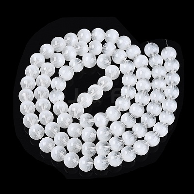 Acrylic Imitation Cat Eye Beads Strands OACR-Q197-01C-01-1