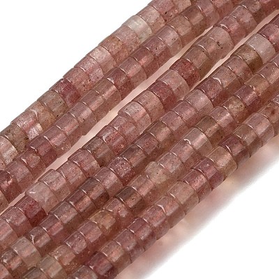 Natural Strawberry Quartz Beads Strands GG-CBA8682-B02-1