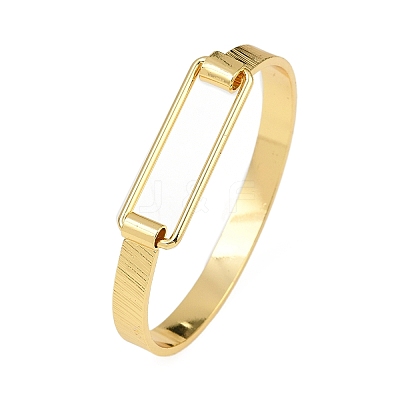 Elegant Brass Bangles for Women BJEW-C112-05G-1