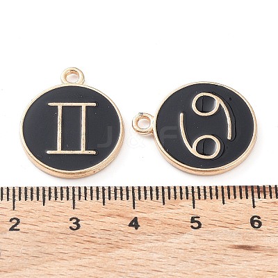 Alloy Enamel Pendants ENAM-S124-01A-08-1
