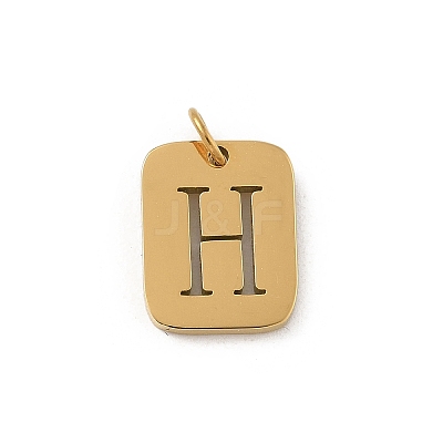 304 Stainless Steel Charms LS-STAS-R001-01G-H-1