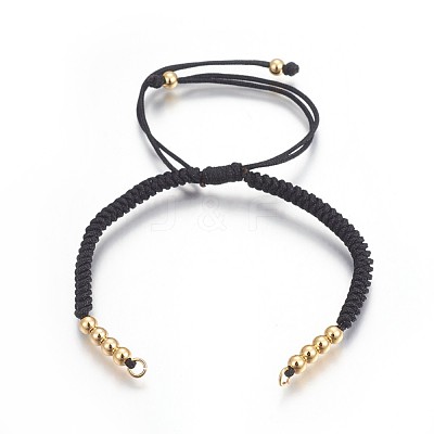 Nylon Cord Braided Bead Bracelets Making BJEW-F360-F08-1