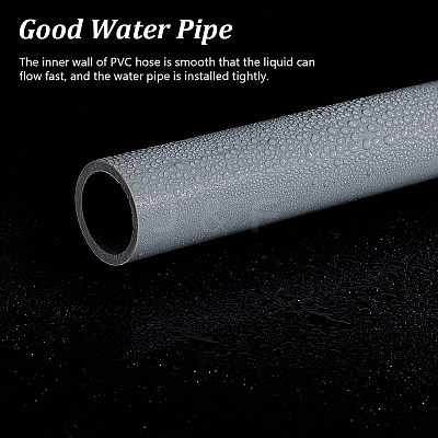 PCV Plastic Hollow Round Tubes AJEW-WH0473-76A-01-1