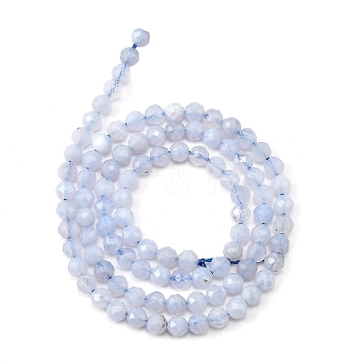Natural Blue Lace Agate Beads Strands G-Z074-A01-02-1