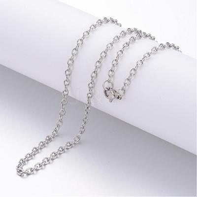 Non-Tarnish 304 Stainless Steel Necklace MAK-K004-16P-1