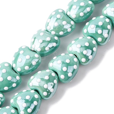 Handmade Porcelain Beads PORC-K010-07B-1