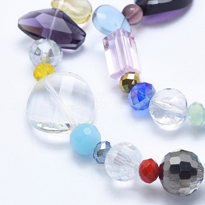Glass Beads Strands GLAA-F081-12-1