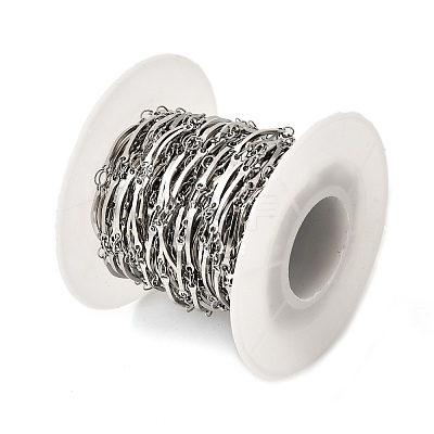 304 Stainless Steel Scalloped Bar Chains CHS-B015-05P-1