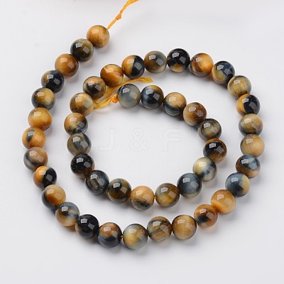 Natural Dream Tiger Eye Beads Strands G-G898-8mm-1