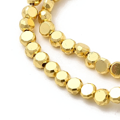 Electroplate Glass Beads Strands EGLA-F166-04A-1