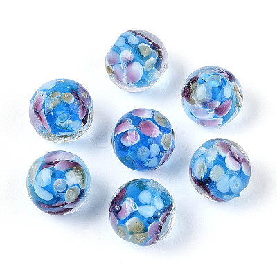 Handmade Lampwork Beads Strands LAMP-T007-04K-1