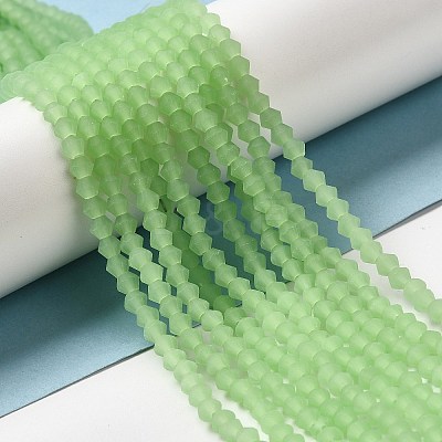 Imitation Jade Frosted Glass Bead Strands LS-EGLA-A039-J2mm-MD01-1