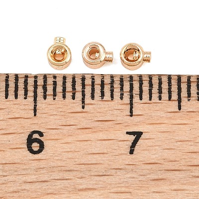 Brass Crimp Beads KK-CBA7BFE-02A-G-1