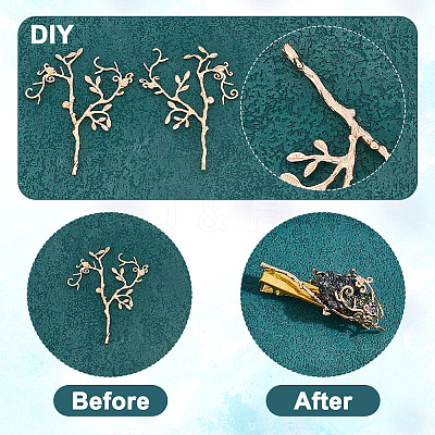 Brass Rhinestone Cabochon Settings KK-WH0079-108KCG-1