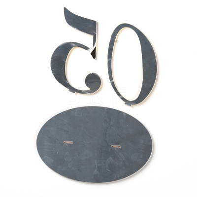 Acrylic Table Numbers DJEW-WH0015-14-1
