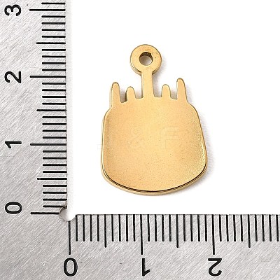 Birthday 304 Stainless Steel Pendants SA-CBA9B1E-09G-1