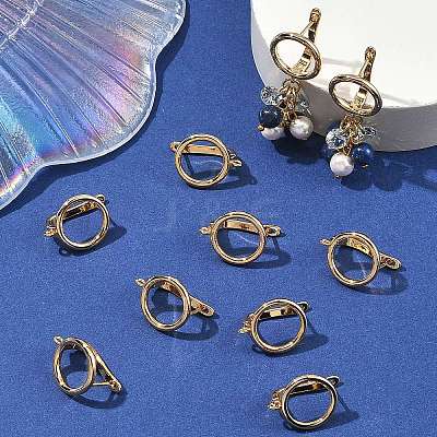 SHEGRACE Brass Hoop Earring Findings XGRQ79507-942G-1