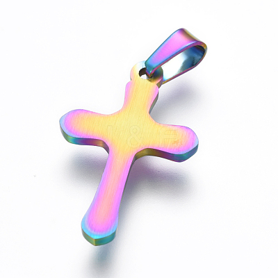 Ion Plating(IP) 304 Stainless Steel Pendants STAS-E462-07M-1
