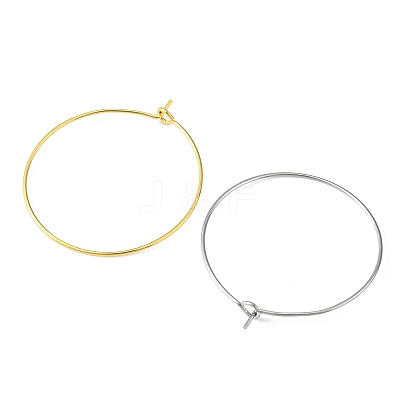 64Pcs 8 Style 316 Surgical Stainless Steel Wine Glass Charms Rings STAS-FS0001-32-1