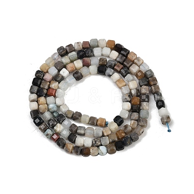 Natural Flower Amazonite Beads Strands G-RM2025-C45-B-1