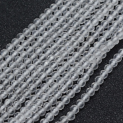 Natural Quartz Crystal Beads Strands G-E411-28-2mm-1