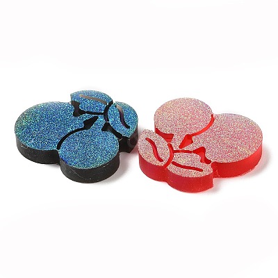 Translucent Resin Cabochons CRES-Z001-06-1
