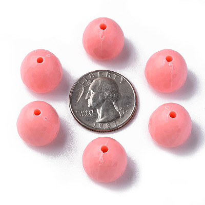 Opaque Acrylic Beads MACR-S373-10A-A08-1