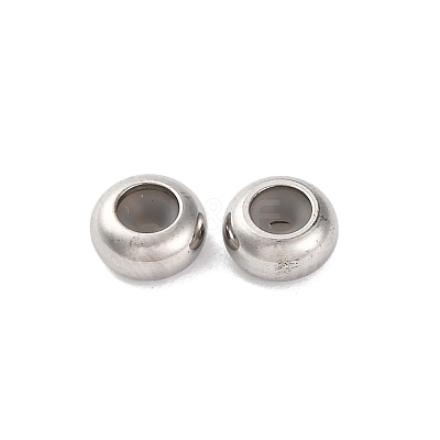 202 Stainless Steel Beads STAS-P238-10P-C-1