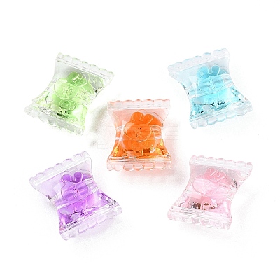 Transparent Acrylic Beads X-OACR-H112-06A-1