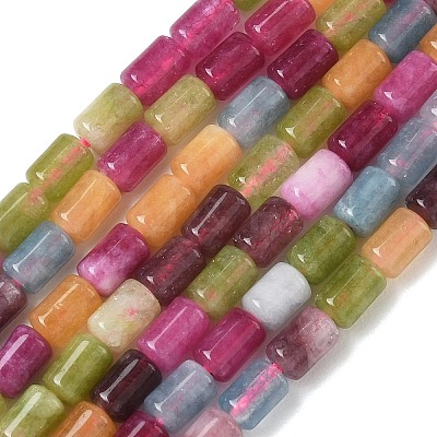 Dyed Natural White Jade Beads Strands GG-CBAADBA-A01-1