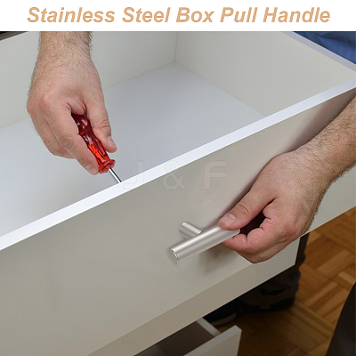 60Pcs Stainless Steel Box Pull Handle AJEW-WA0001-61-1